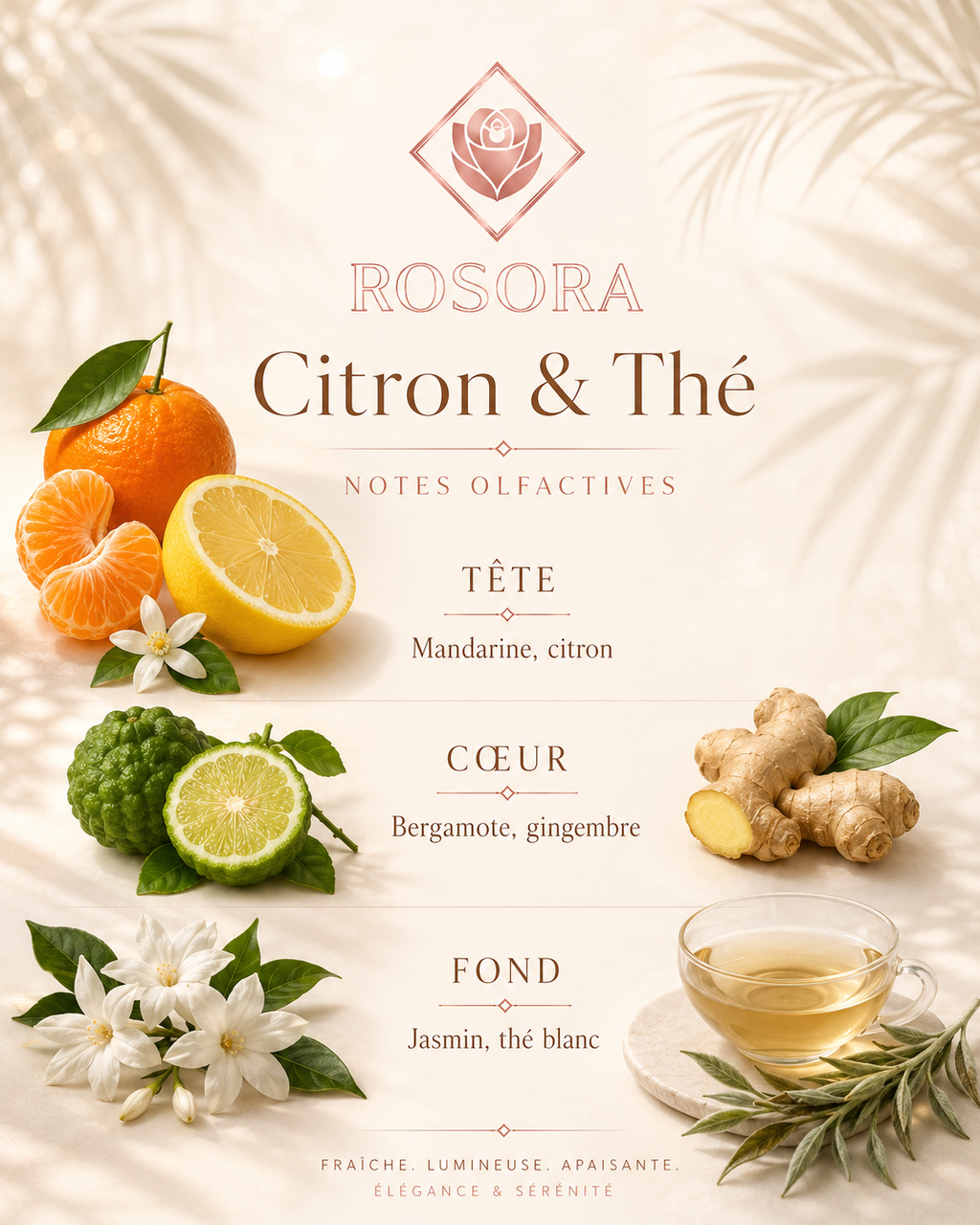 Bougie parfumée — Citron & Thé