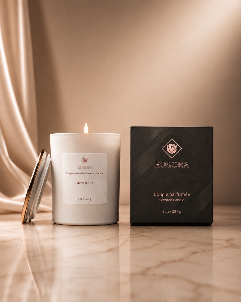 Bougie parfumée — Citron & Thé